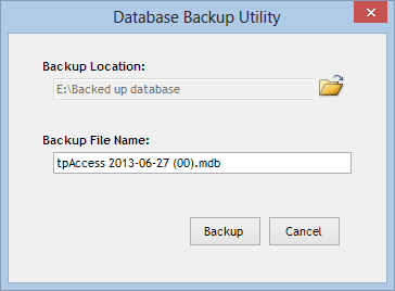 Database Backup Utility