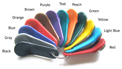 iButtons are available in a dozen colors. Visit www.TimePilot.com to purchase them.
