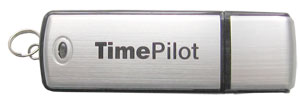 The TimePilot USB Drive is used with TimePilot Vetro and with TimePilot Extreme Blue.
