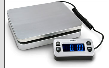 The Royal DG110 Postal/Shipping Scale can handle letters and packages.