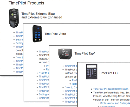 Product-specific help screenshot